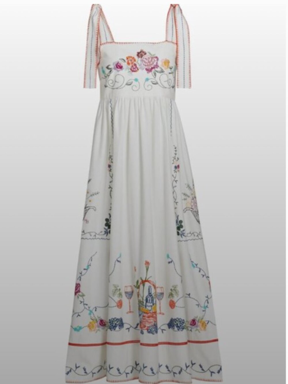 HUNTER BELL Multi Embroidery Stefy Dress - Picture 2 of 8